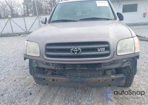 2002 Toyota Sequoia Sr5 V8 z USA, uszkodzony, nr VIN 5TDZT34A22S092165